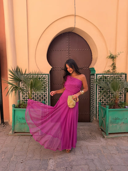 Vestido Camelia Fucsia
