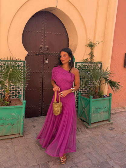 Vestido Camelia Fucsia