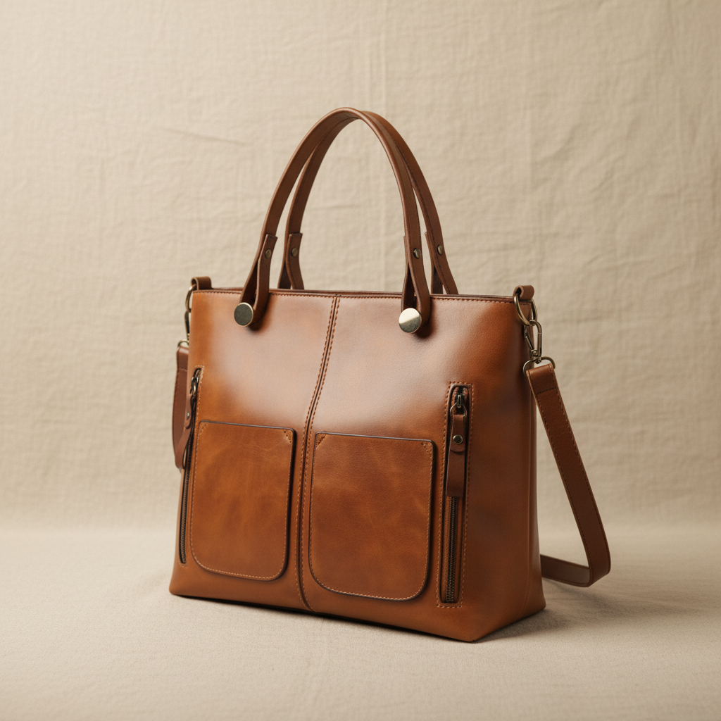 Bolso Casual Elegante de Piel
