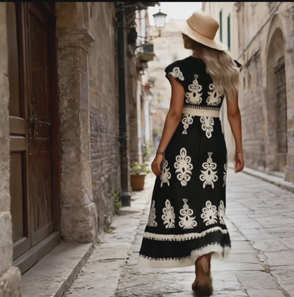Vestido Candi - Maxi barroco