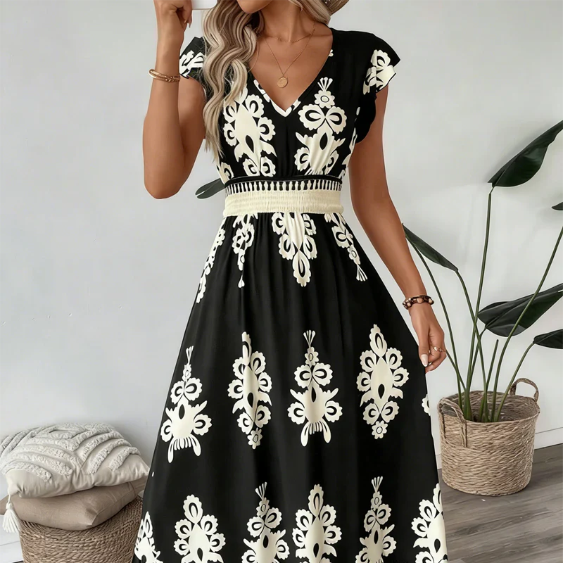 Vestido Candi - Maxi barroco