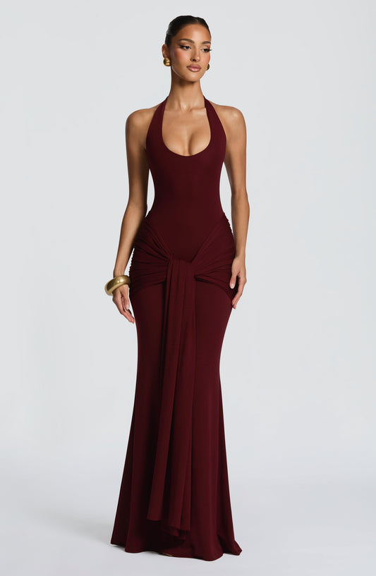Veneda Vestido Maxi - Rojo Cereza