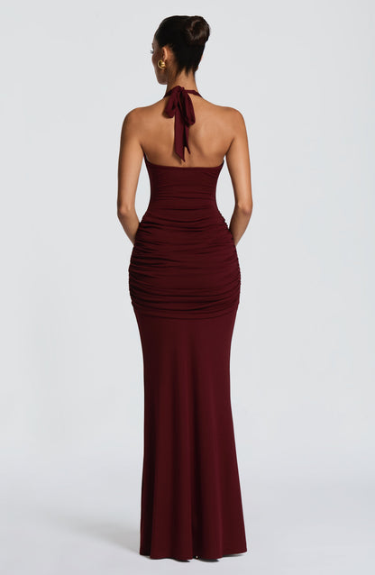 Veneda Vestido Maxi - Rojo Cereza